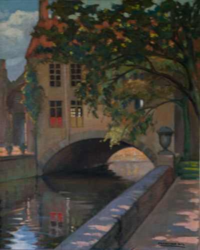 Rincón de Brujas 1936 oleo/lienzo 61 X 49 cm